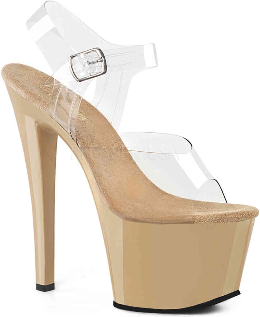 EU 36 = US 6 | SKY-308 | 7 Heel, 2 3/4 PF Ankle Strap Sandal